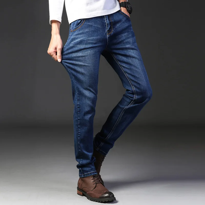 2024 Summer Thin Men's Elastic - Levis Jeans 501 recension och pris